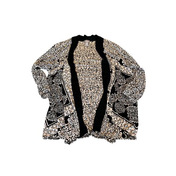 Chico’s Travelers coat jacket size 2 top layer - Picture 1 of 7